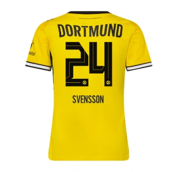 Borussia Dortmund Daniel Svensson #24 Maglia Gara Casa Repliche 2026-27 Donna Maniche Corte